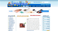 Desktop Screenshot of jatekhaz.hu