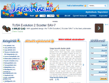 Tablet Screenshot of jatekhaz.hu